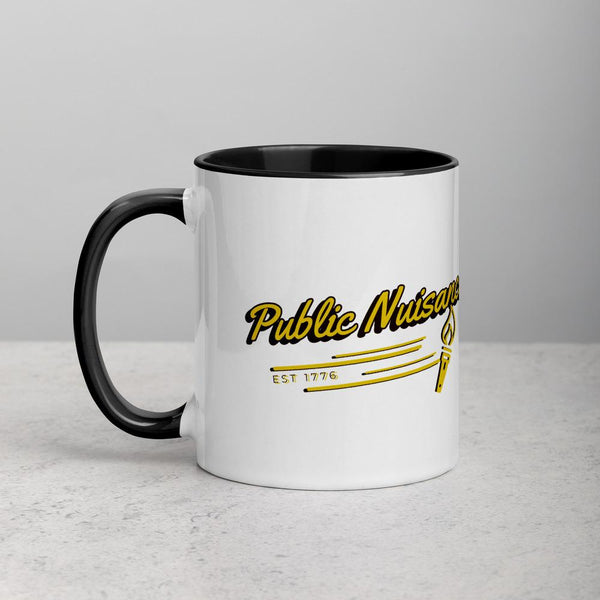 Public Nuisance Mug with Color Inside - Proud Libertarian - All on Georgia