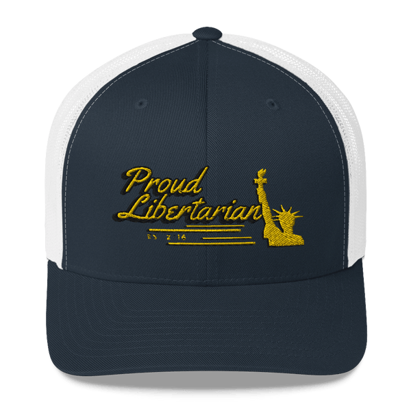 Proud Libertarian Trucker Cap - Proud Libertarian - Proud Libertarian