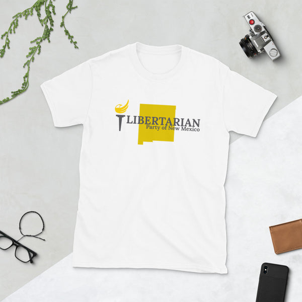 Libertarian Party of New Mexico Short-Sleeve Unisex T-Shirt - Proud Libertarian - Proud Libertarian