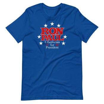 Ron Paul for President Short-Sleeve Unisex T-Shirt - Proud Libertarian - Libertarian Frontier