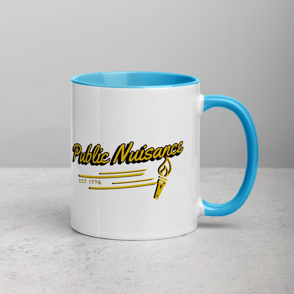 Public Nuisance Mug with Color Inside - Proud Libertarian - All on Georgia