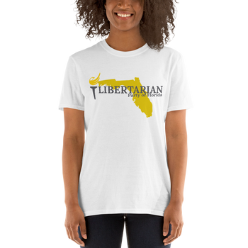 Libertarian Party of Florida Short-Sleeve Unisex T-Shirt - Proud Libertarian - Proud Libertarian