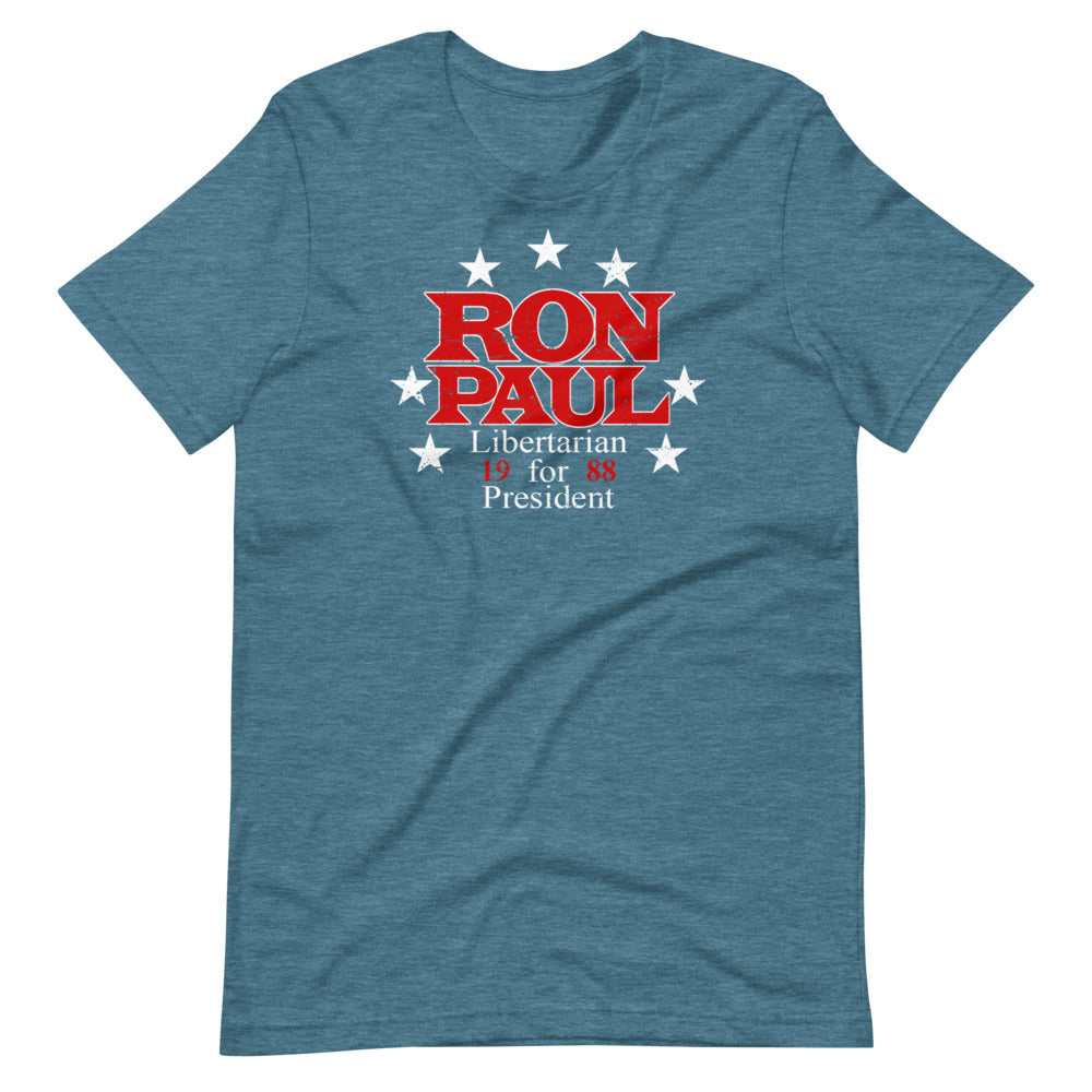 Ron Paul for President Short-Sleeve Unisex T-Shirt - Proud Libertarian - Libertarian Frontier