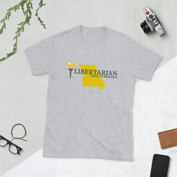 Libertarian Party of Missouri Short-Sleeve Unisex T-Shirt - Proud Libertarian - Proud Libertarian