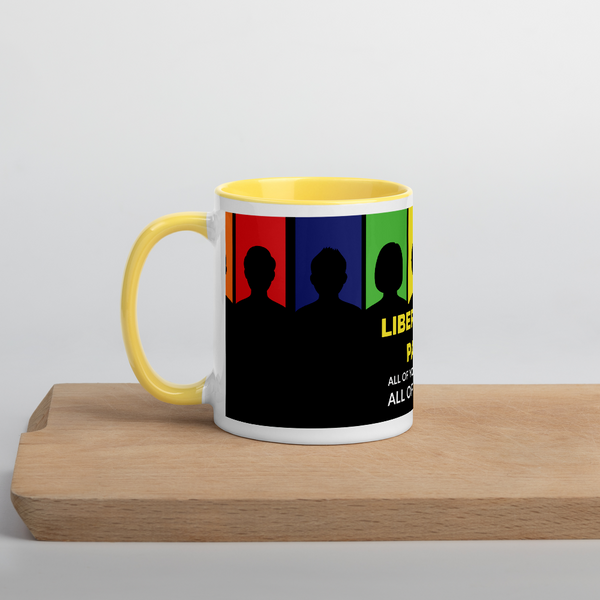 Libertarian Party - All of your Freedoms All of the Time Mug with Color Inside - Proud Libertarian - Proud Libertarian