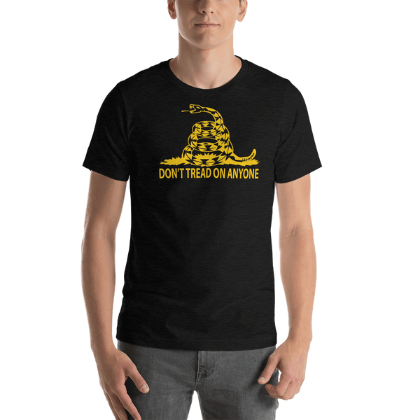 Don't Tread on Anyone Slim-Fit Unisex T-Shirt - Proud Libertarian - Proud Libertarian