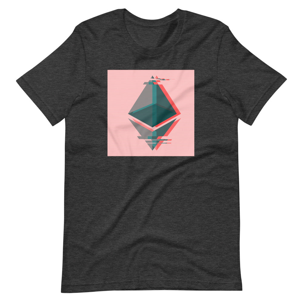 Ethereum3D Short-Sleeve Unisex T-Shirt - Proud Libertarian - Libertarian Frontier