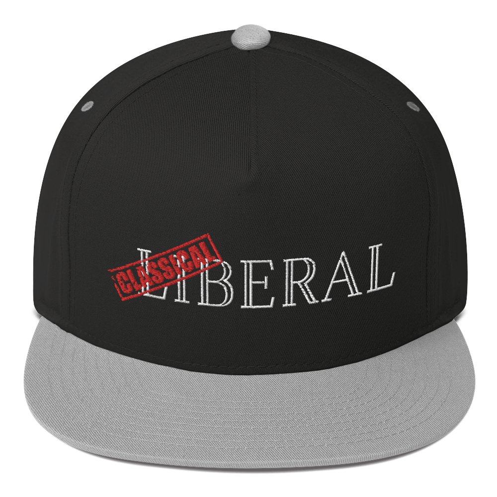 Classical Liberal Flat Bill Cap - Proud Libertarian - Proud Libertarian