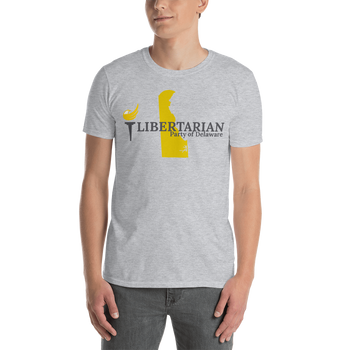 Libertarian Party of Delaware Short-Sleeve Unisex T-Shirt - Proud Libertarian - Proud Libertarian