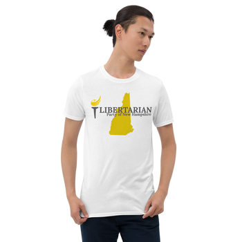 Libertarian Party of New Hampshire Short-Sleeve Unisex T-Shirt - Proud Libertarian - Proud Libertarian