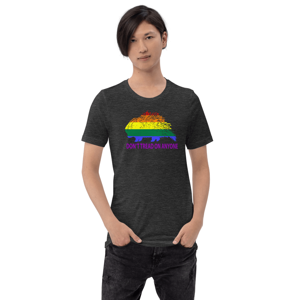 Don't Tread on Anyone LGBTQ SlimFit Unisex T-Shirt - Proud Libertarian - Proud Libertarian
