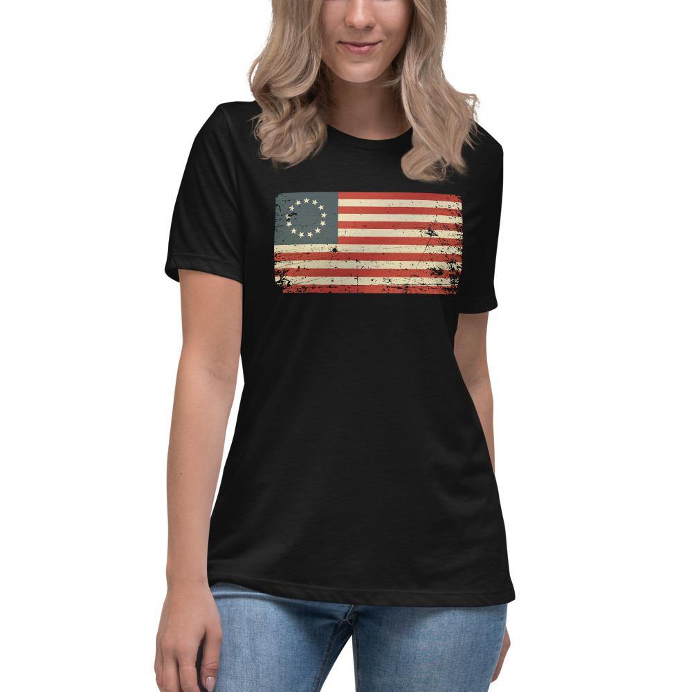 1776 Flag Women's Relaxed T-Shirt - Proud Libertarian - Libertarian Frontier