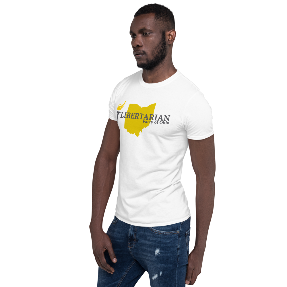 Libertarian Party of Ohio Short-Sleeve Unisex T-Shirt - Proud Libertarian - Proud Libertarian