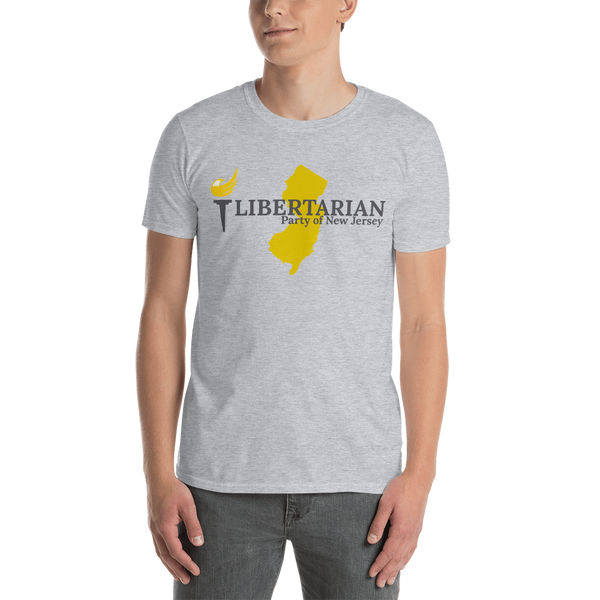 Libertarian Party of New Jersey Short-Sleeve Unisex T-Shirt - Proud Libertarian - Proud Libertarian