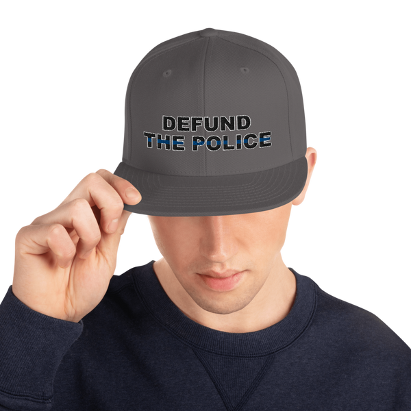 Defund the Police Snapback Hat - Proud Libertarian - Proud Libertarian