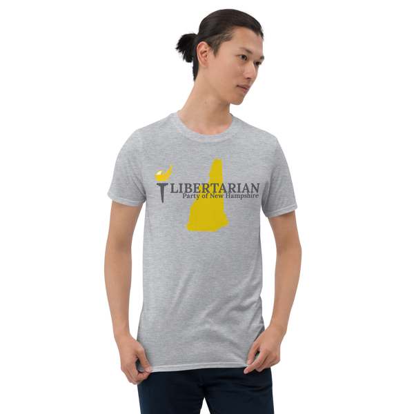Libertarian Party of New Hampshire Short-Sleeve Unisex T-Shirt - Proud Libertarian - Proud Libertarian