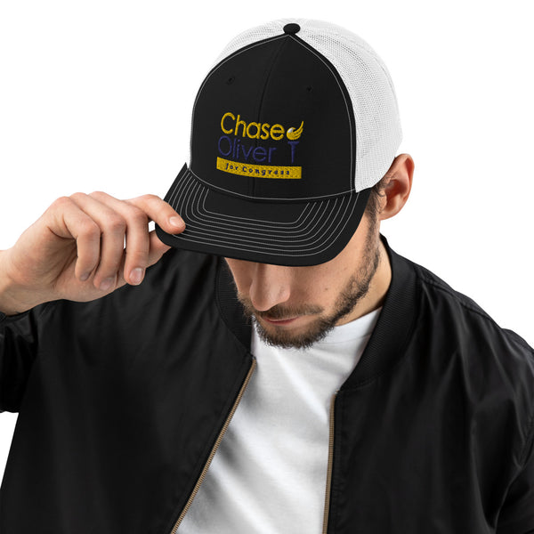 Chase Oliver For Congress Trucker Cap - Proud Libertarian