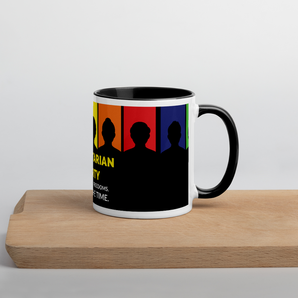 Libertarian Party - All of your Freedoms All of the Time Mug with Color Inside - Proud Libertarian - Proud Libertarian