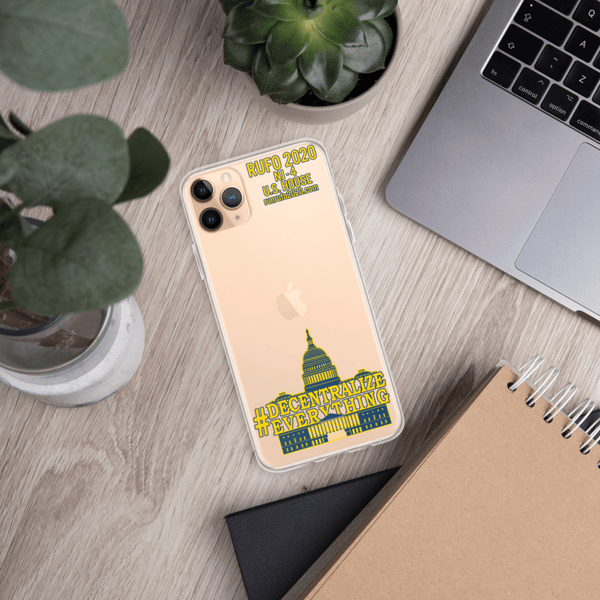 #Decentralize Everything Michael Rufo for Congress iPhone Case - Proud Libertarian - Michael Rufo