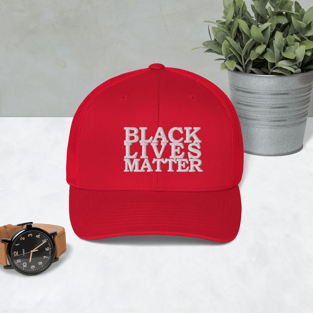 Black Lives Matter Trucker Cap - Proud Libertarian - Proud Libertarian