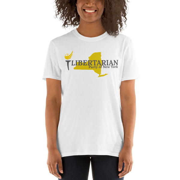 Libertarian Party of New York Short-Sleeve Unisex T-Shirt - Proud Libertarian - Proud Libertarian