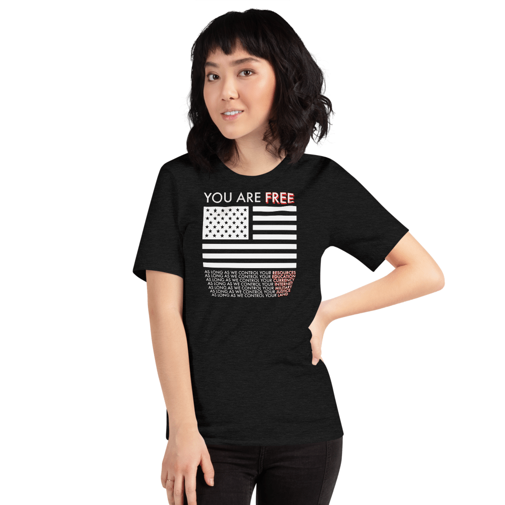 You are free Short-Sleeve Unisex T-Shirt - Proud Libertarian - Proud Libertarian