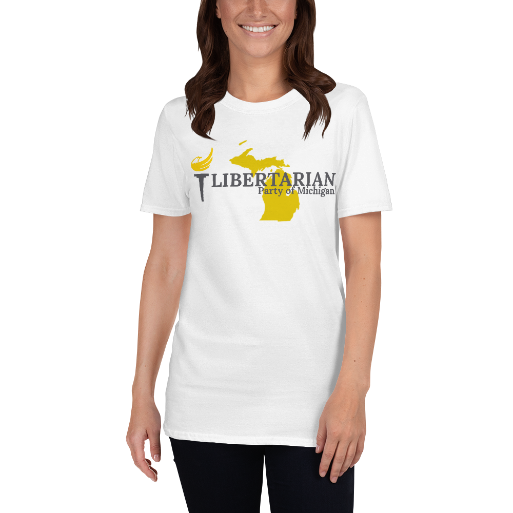Libertarian Party of Michigan Short-Sleeve Unisex T-Shirt - Proud Libertarian - Proud Libertarian