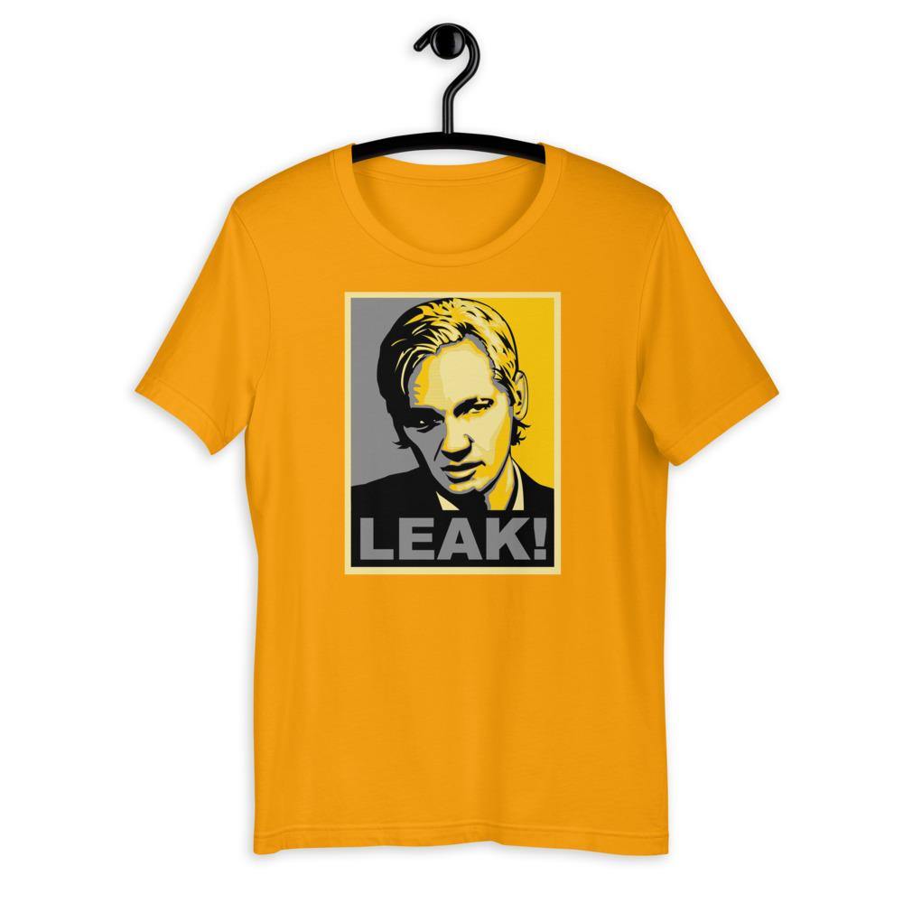 Assange Leak Short-Sleeve Unisex T-Shirt - Proud Libertarian - Libertarian Frontier