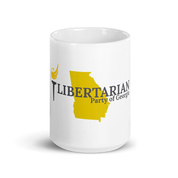 LIbertarian Party of Georgia Mug - Proud Libertarian - Libertarian Party of Georgia
