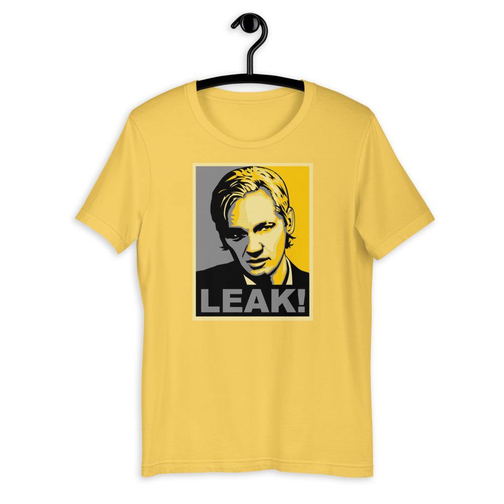 Assange Leak Short-Sleeve Unisex T-Shirt - Proud Libertarian - Libertarian Frontier