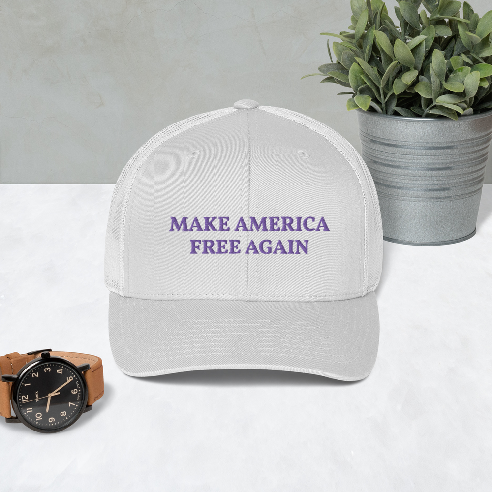 Make America Free Again Trucker Cap - Proud Libertarian - Proud Libertarian