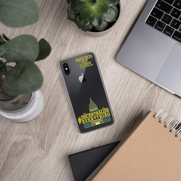 #Decentralize Everything Michael Rufo for Congress iPhone Case - Proud Libertarian - Michael Rufo