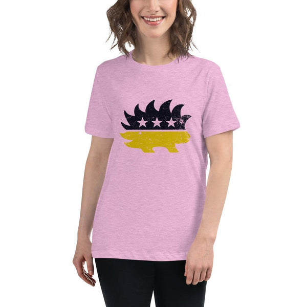 Ancap Porcupine Women's Relaxed T-Shirt - Proud Libertarian - Libertarian Frontier