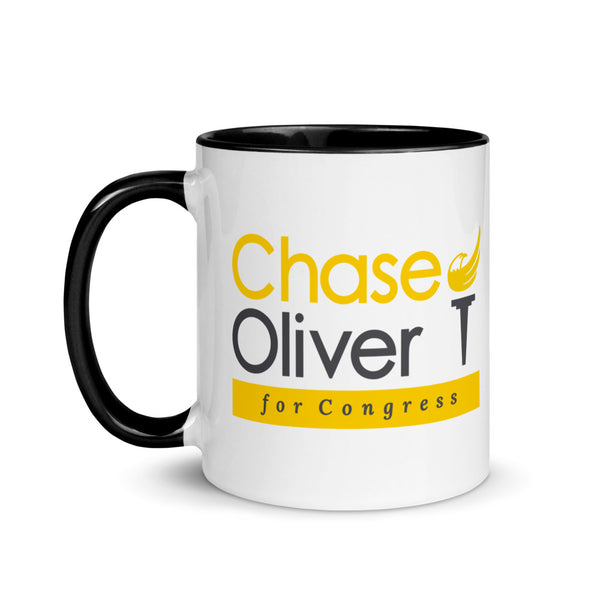 Chase Oliver For Congress Mug with Color Inside - Proud Libertarian