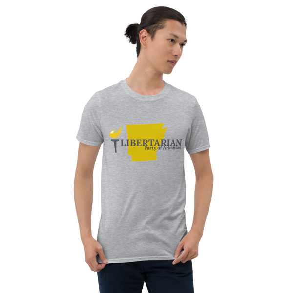 Libertarian Party of Arkansas Short-Sleeve Unisex T-Shirt - Proud Libertarian - Proud Libertarian