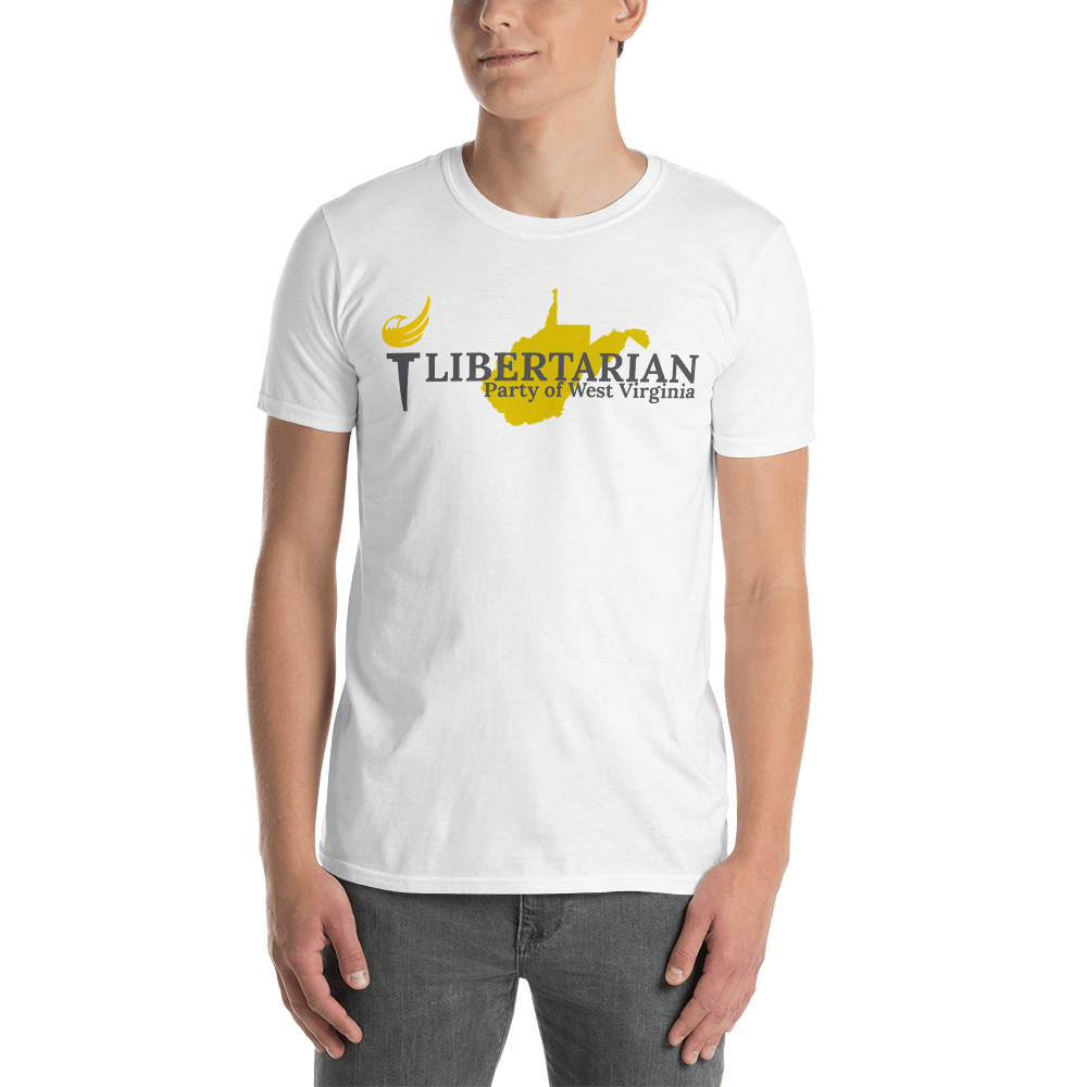 Libertarian Party of West Virginia Short-Sleeve Unisex T-Shirt - Proud Libertarian - Proud Libertarian