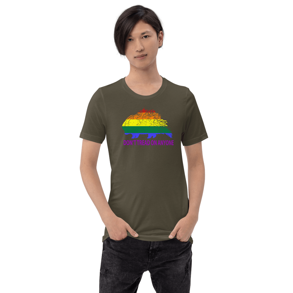 Don't Tread on Anyone LGBTQ SlimFit Unisex T-Shirt - Proud Libertarian - Proud Libertarian