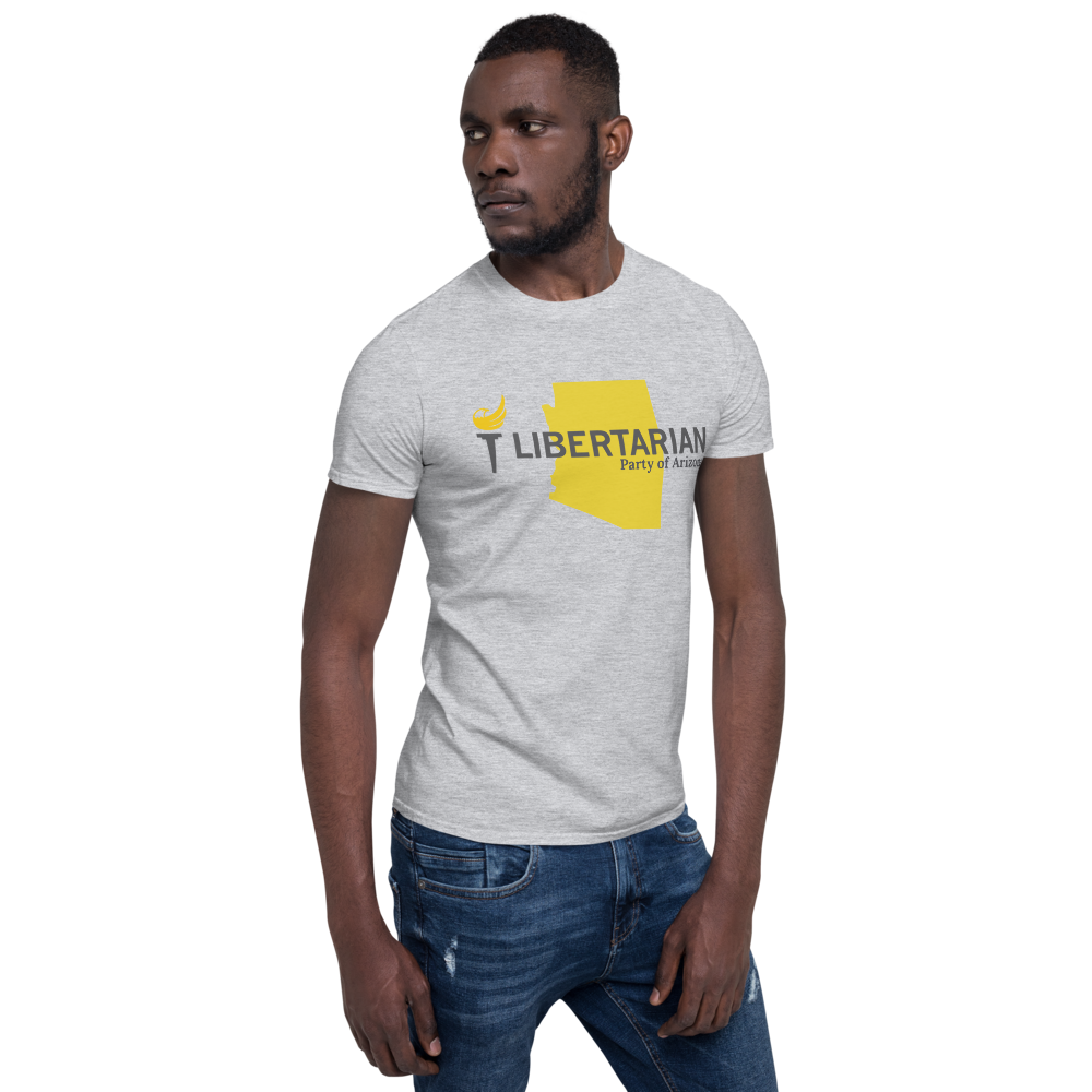 Libertarian Party of Arizona Short-Sleeve Unisex T-Shirt - Proud Libertarian - Proud Libertarian