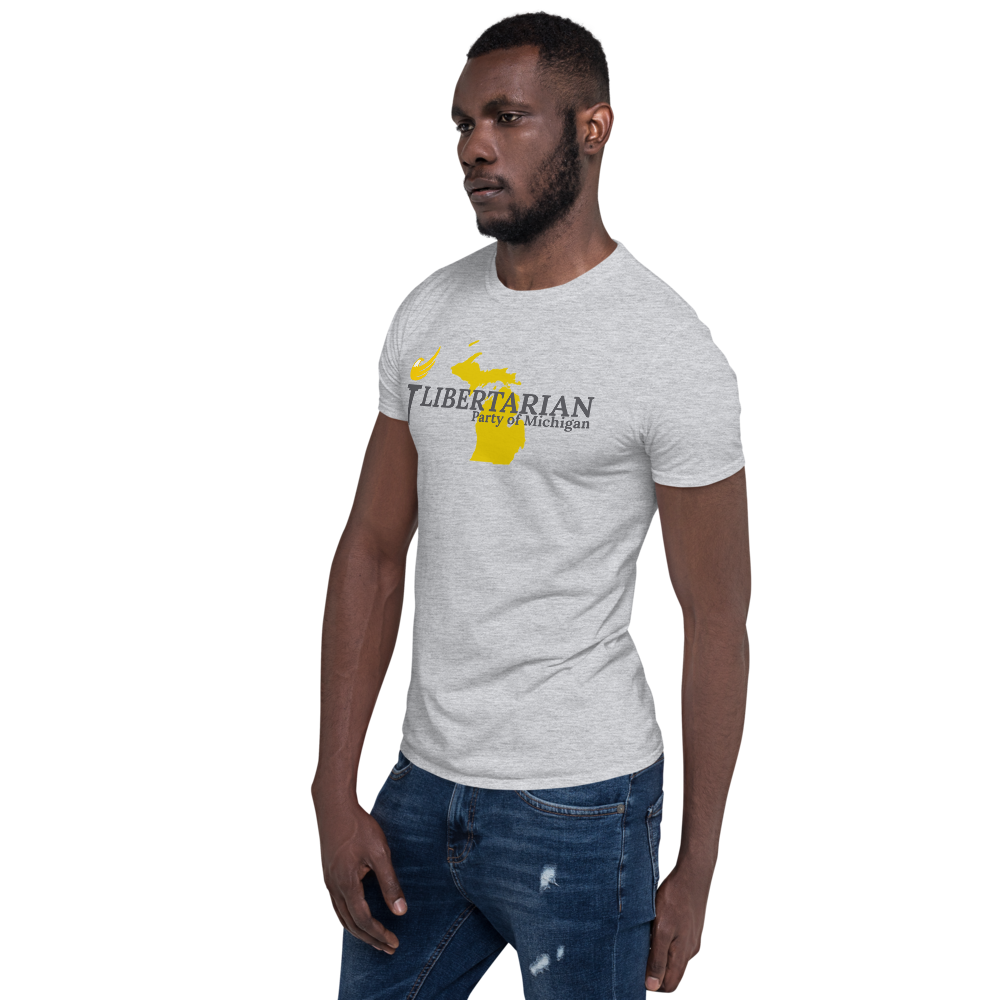 Libertarian Party of Michigan Short-Sleeve Unisex T-Shirt - Proud Libertarian - Proud Libertarian