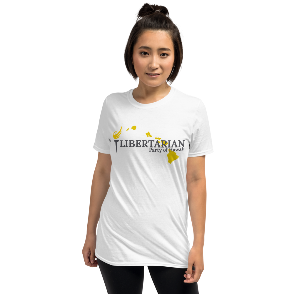 Libertarian Party of Hawaii Short-Sleeve Unisex T-Shirt - Proud Libertarian - Proud Libertarian