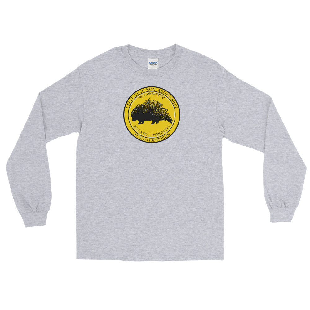 Not a Real Libertarian Long Sleeve T-Shirt - Proud Libertarian - Proud Libertarian