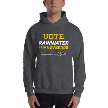 VOTE Rainwater for Governor - Rainwater for Indiana Hoodie - Proud Libertarian - Donald Rainwater