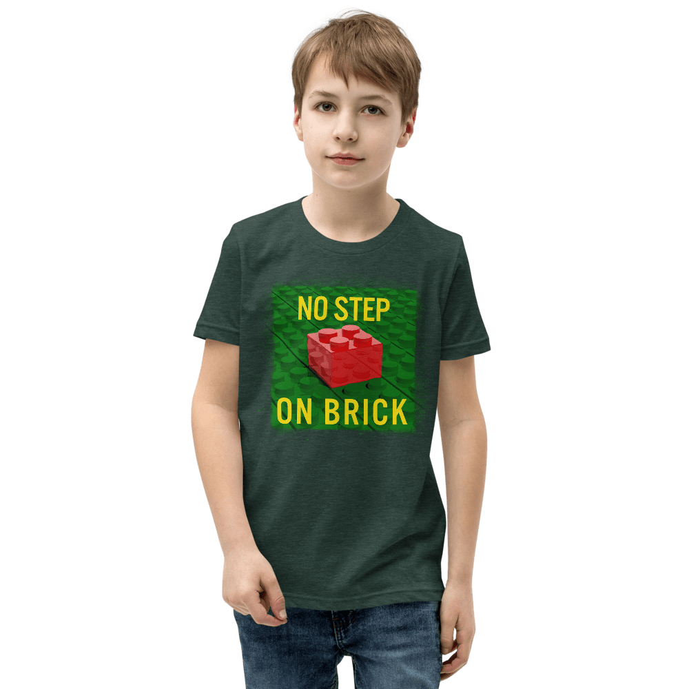 No Step on Brick (Don't Tread) Youth Short Sleeve T-Shirt - Proud Libertarian - Proud Libertarian