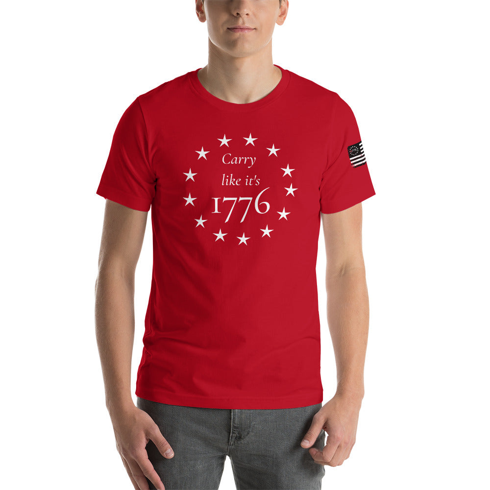 Carry like it's 1776 Short-Sleeve Unisex T-Shirt - Proud Libertarian - Proud Libertarian