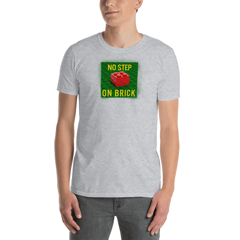 No Step on Brick (Don't Tread) Short-Sleeve Unisex T-Shirt - Proud Libertarian - Proud Libertarian