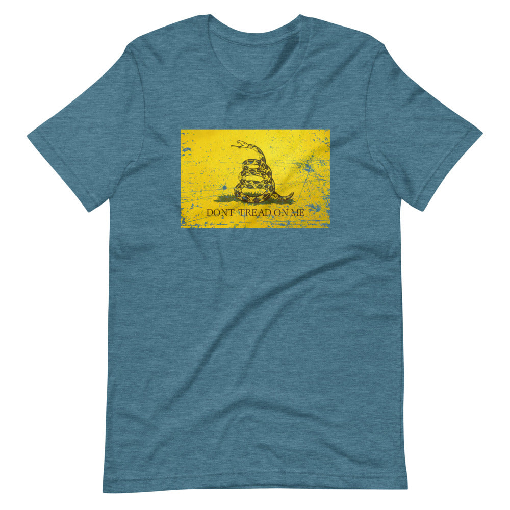 Don't Tread Distressed Short-Sleeve Unisex T-Shirt - Proud Libertarian - Libertarian Frontier