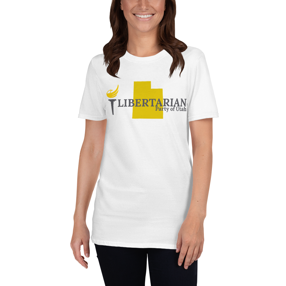 Libertarian Party of Utah Short-Sleeve Unisex T-Shirt - Proud Libertarian - Proud Libertarian
