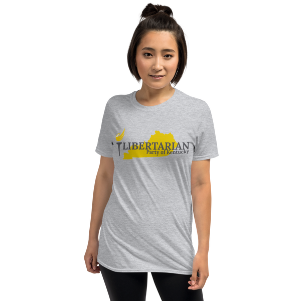 Libertarian Party of Kentucky Short-Sleeve Unisex T-Shirt - Proud Libertarian - Proud Libertarian
