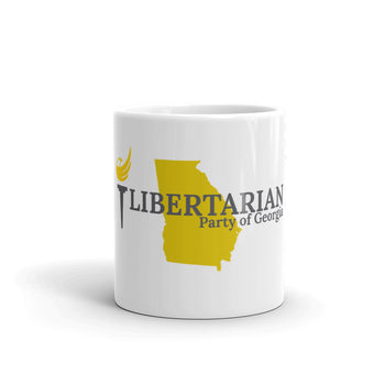 LIbertarian Party of Georgia Mug - Proud Libertarian - Libertarian Party of Georgia