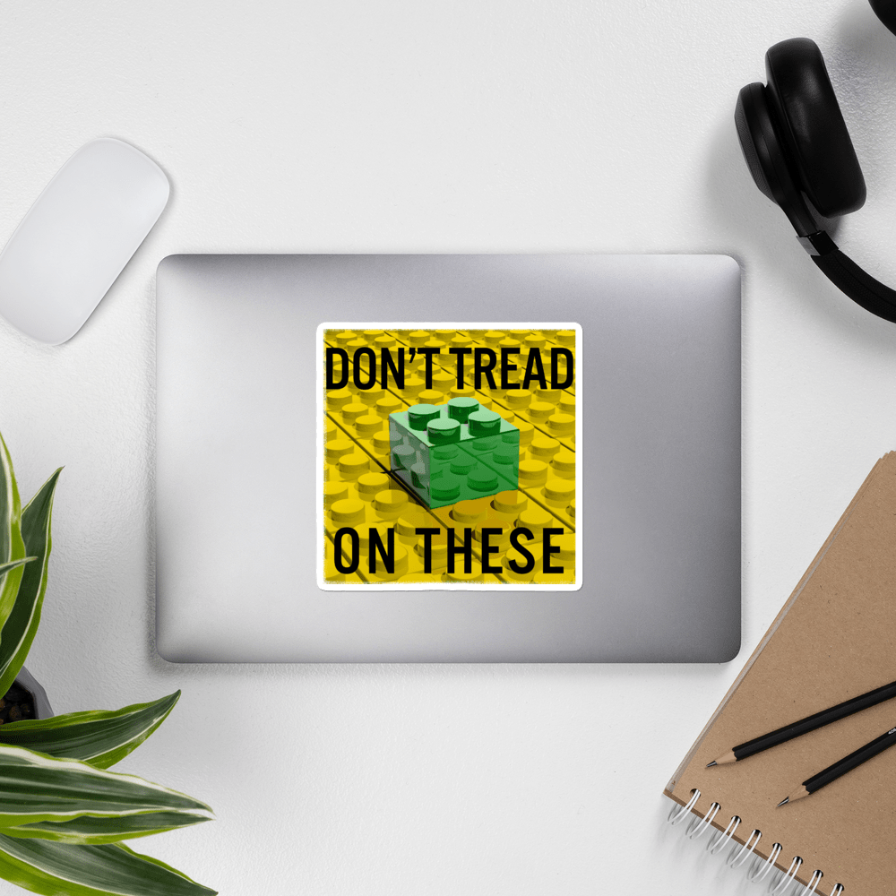 Don't Tread on These Bricks Bubble-free stickers - Proud Libertarian - Proud Libertarian